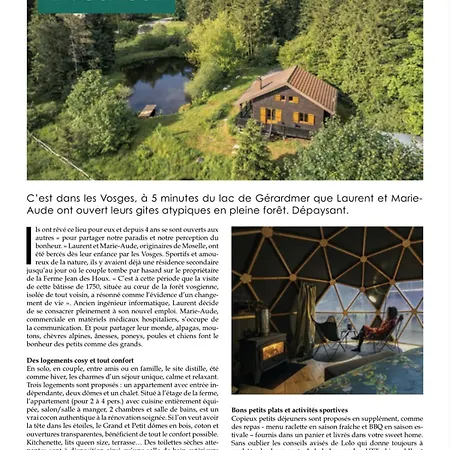 Apartamento à 5 Minutes De Gérardmer Avec étang Sapois (Vosges)